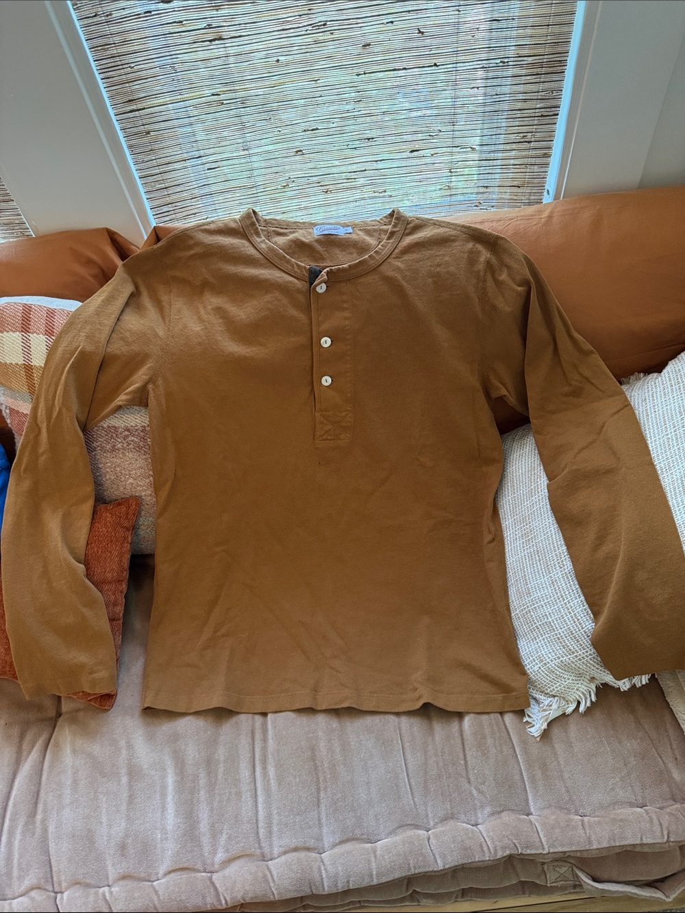 Freenote Cloth Long-Sleeve Henley Shirt